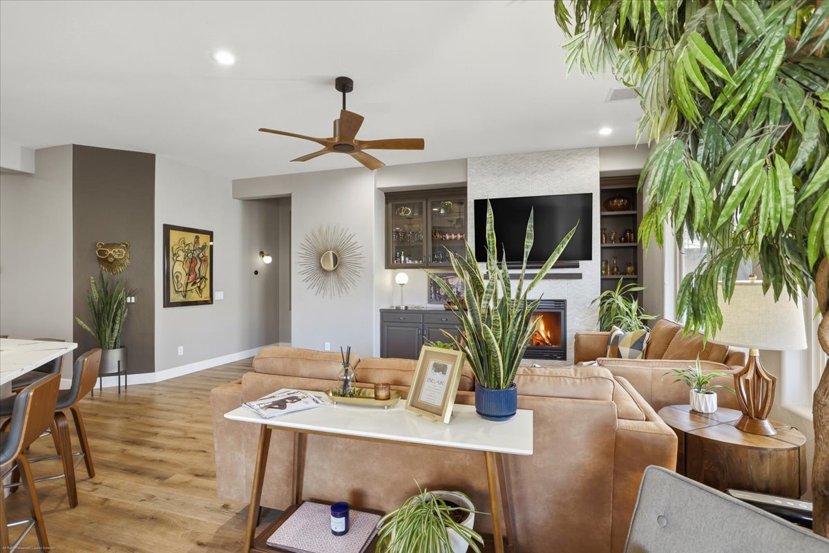Family Room with Fireplace