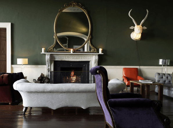 Dark-Green-Walls-Luxury-Real-Estate