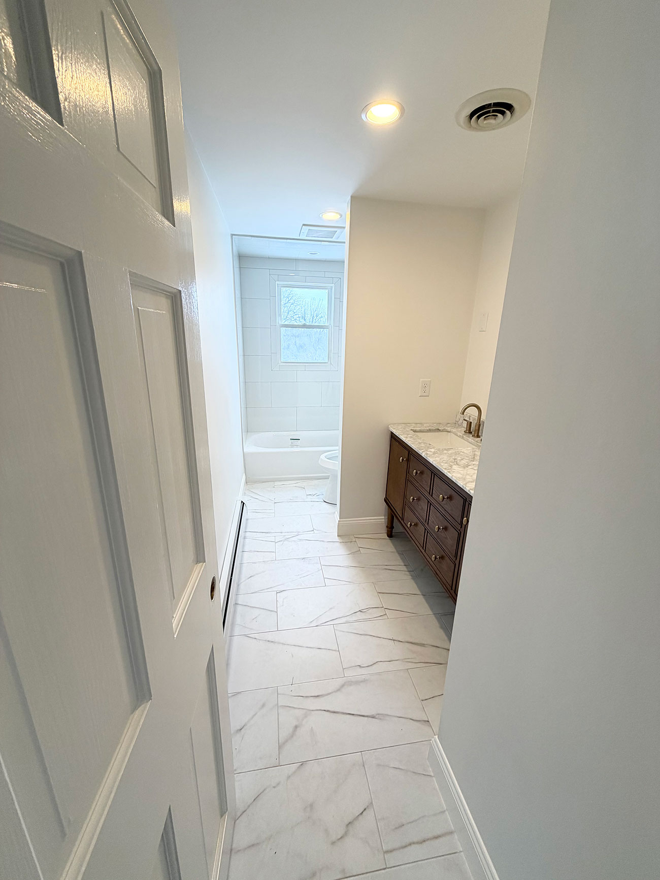 Bathroom after remodel angle one