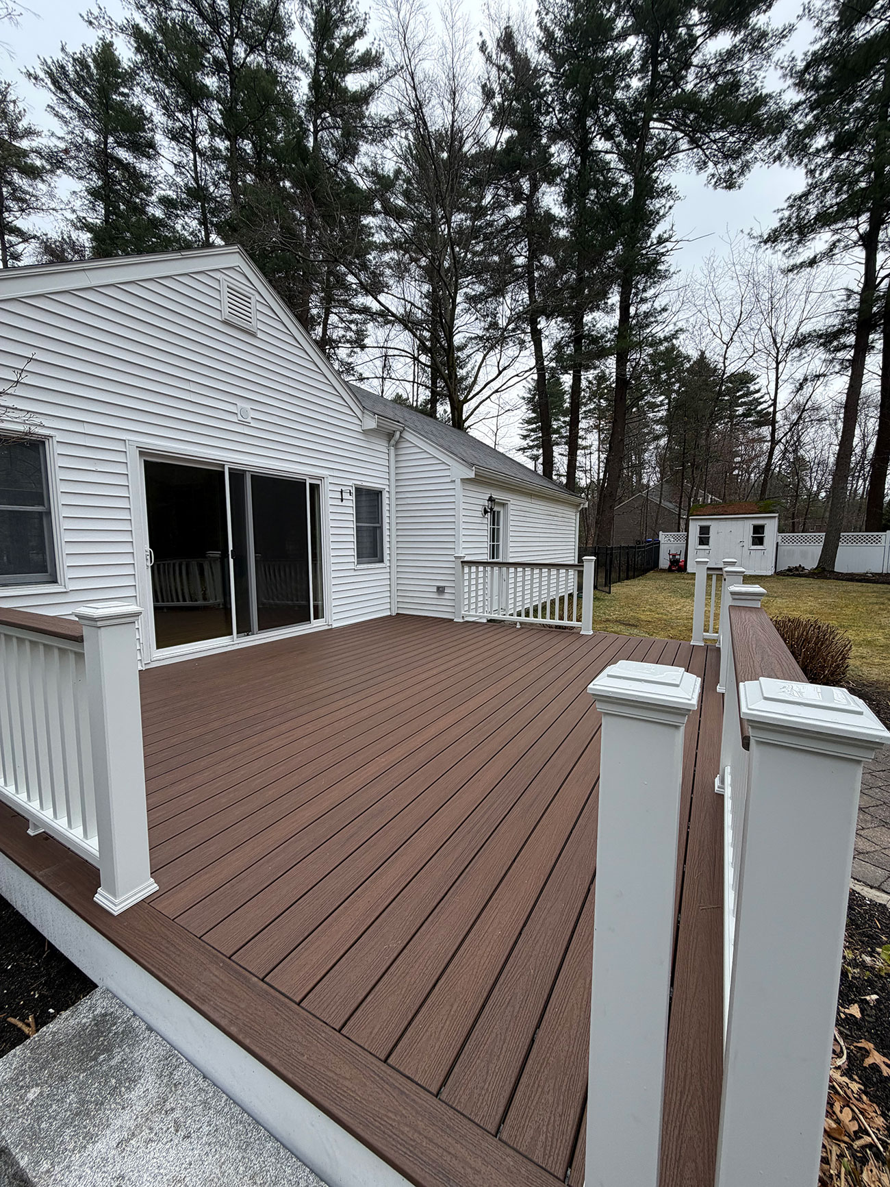 Deck after renovation angle one