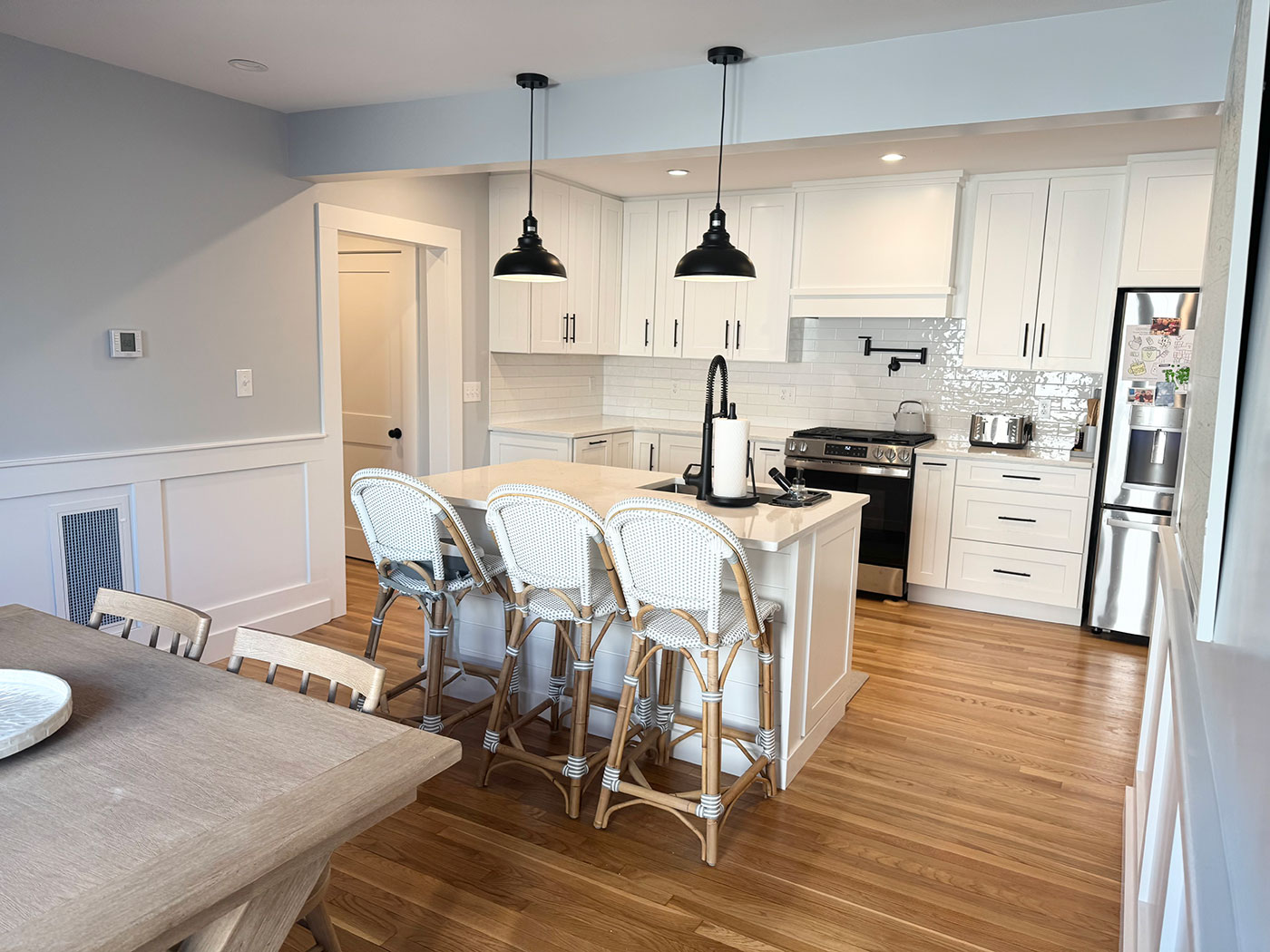 Swampscott kitchen after angle one