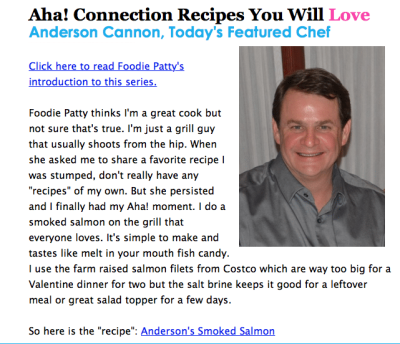 Anderson Cannon Featured on The Aha Connection