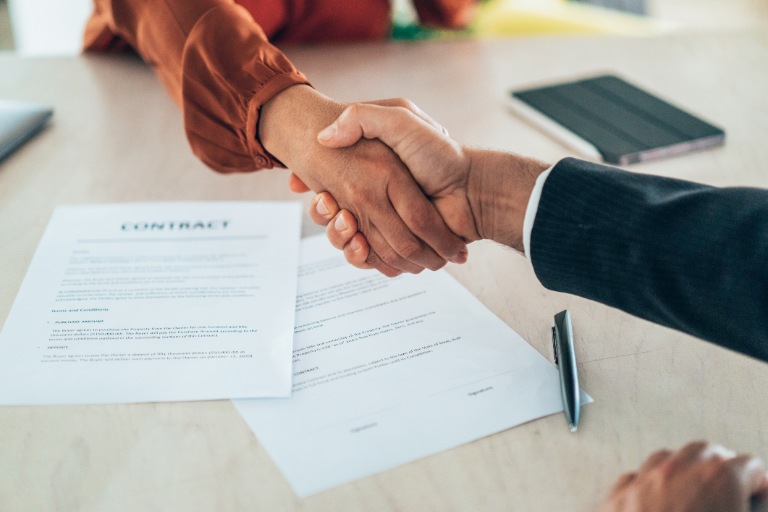 Business Agreement Handshake