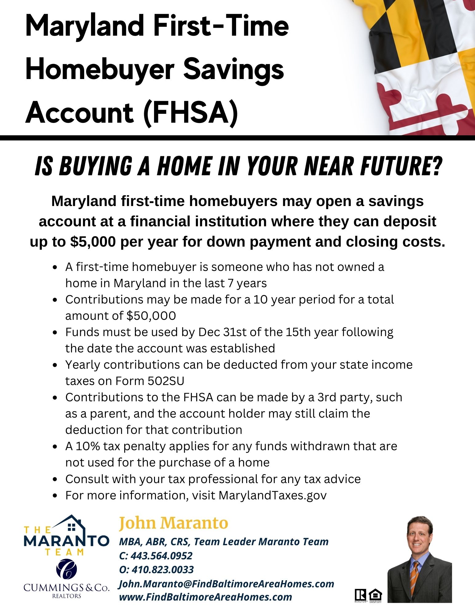 First Time Home Buyer Savings Account