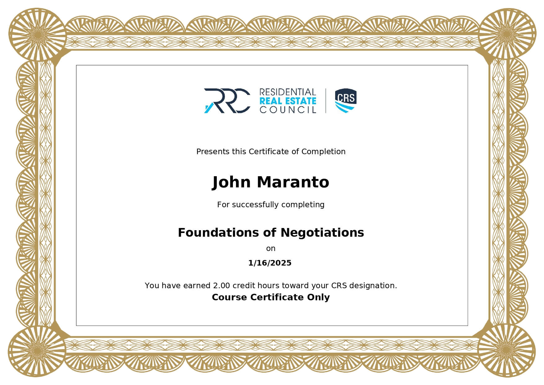 Foundations of Negotiations