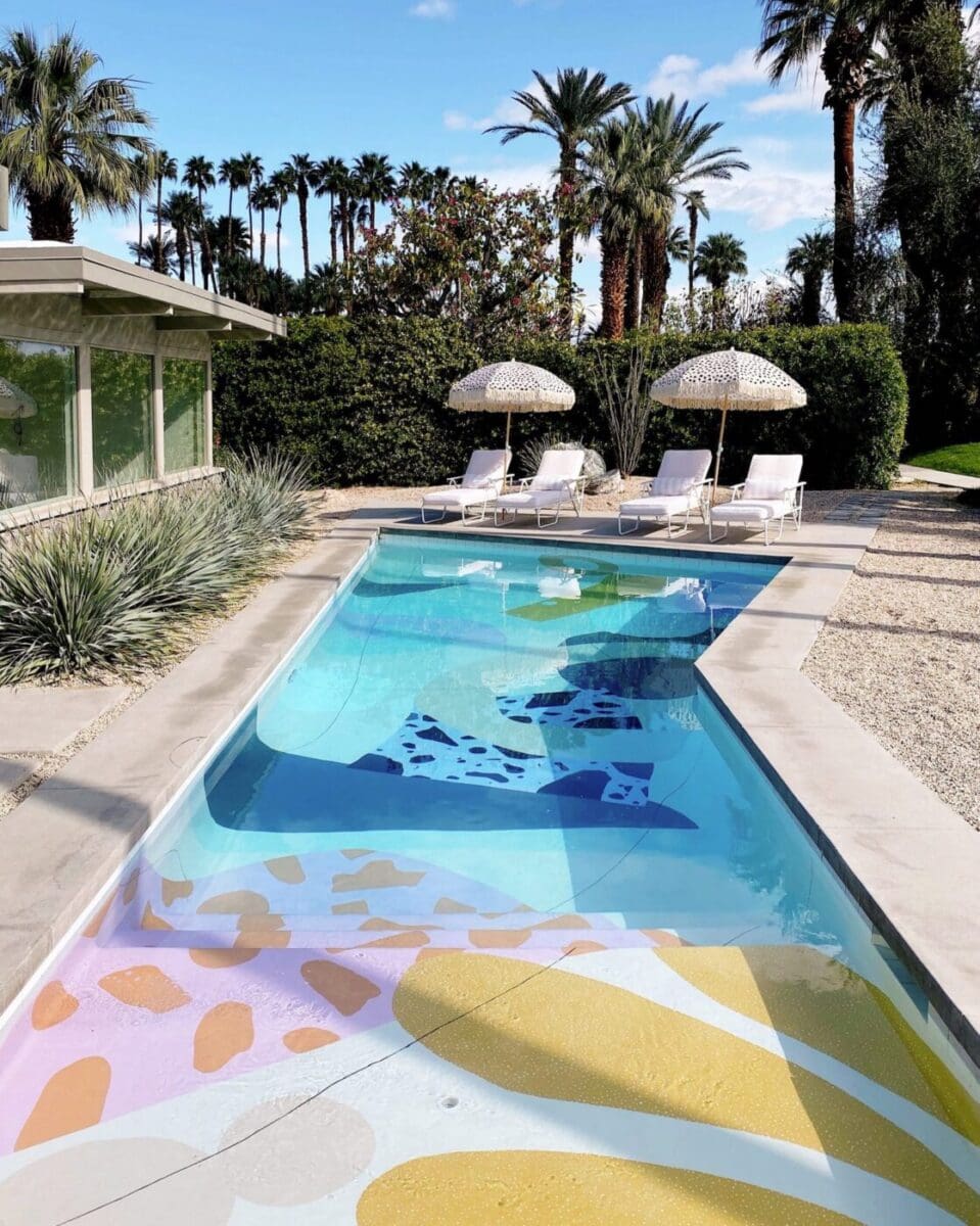 Alex Proba’s Graphic Swimming Pools are a Celebration of Color and Pattern 1