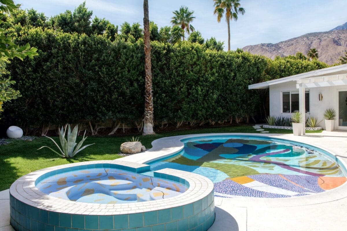 Alex Proba’s Graphic Swimming Pools are a Celebration of Color and Pattern 3