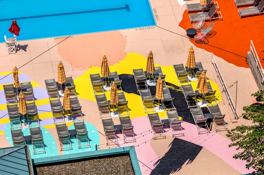 Alex Proba’s Graphic Swimming Pools are a Celebration of Color and Pattern 7