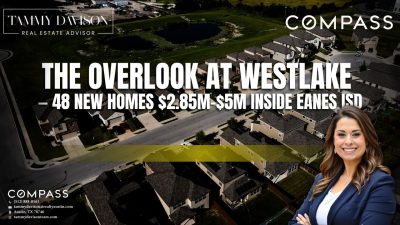 The Overlook at Westlake new luxury homes construction site