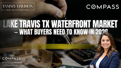 Lake Travis Texas waterfront estate with private dock and panoramic lake views