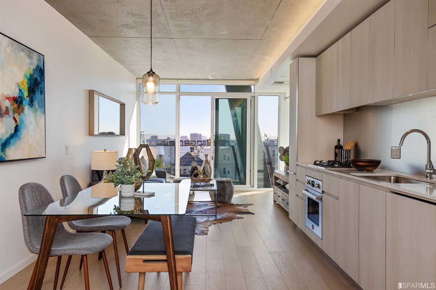 kitchen and dining