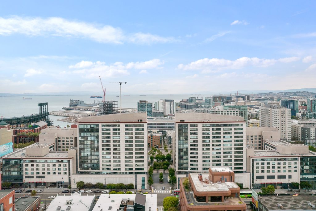View from 260 King Street of Mission Bay San Francisco condos by top highrise condo agent Robyn Kaufman