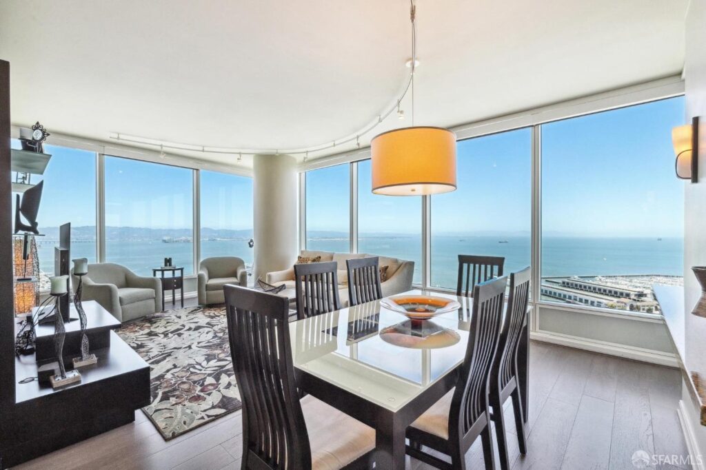 San Francisco highrise condo with bay views of water sold by Robyn Kaufman top local realtor agent