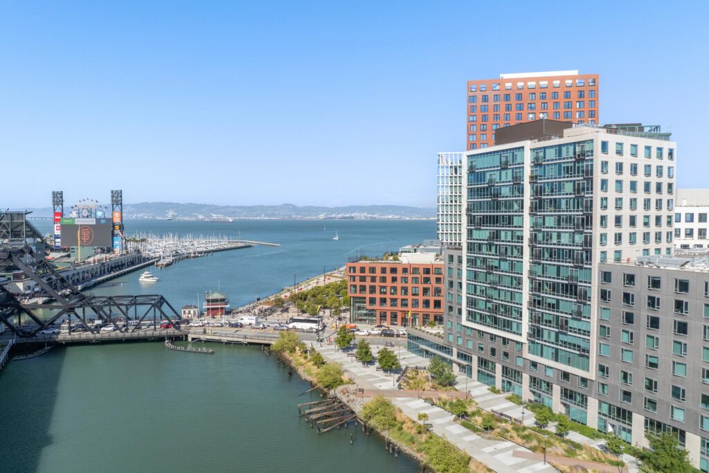 One Mission Bay condo building at 1000 3rd St in San Francisco by top local luxury condo agent realtor Robyn Kaufman with SFHIGHRISES.com