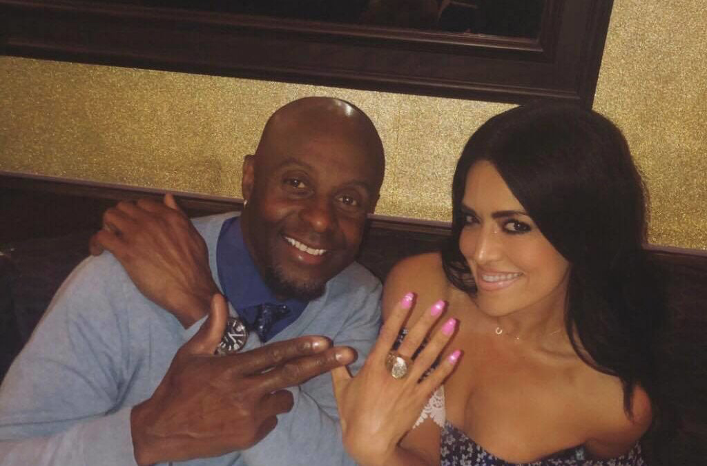 NFL legend Jerry Rice supporting Las Vegas luxury realtor Mahshe