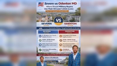 Severn MD vs Odenton MD: Where Should Military Buyers Use Their VA Loan? (2026 Guide)