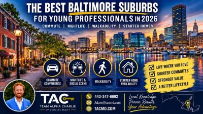 The Best Baltimore Suburbs for Young Professionals in 2026