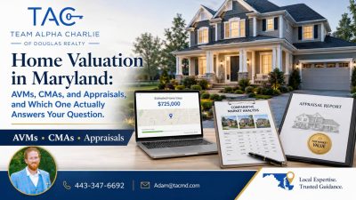 Home Valuation in Maryland: AVMs, CMAs, and Appraisals