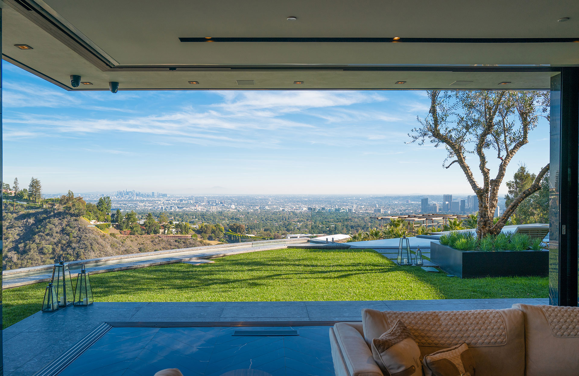 Bel Air luxury home with pool and panoramic city views