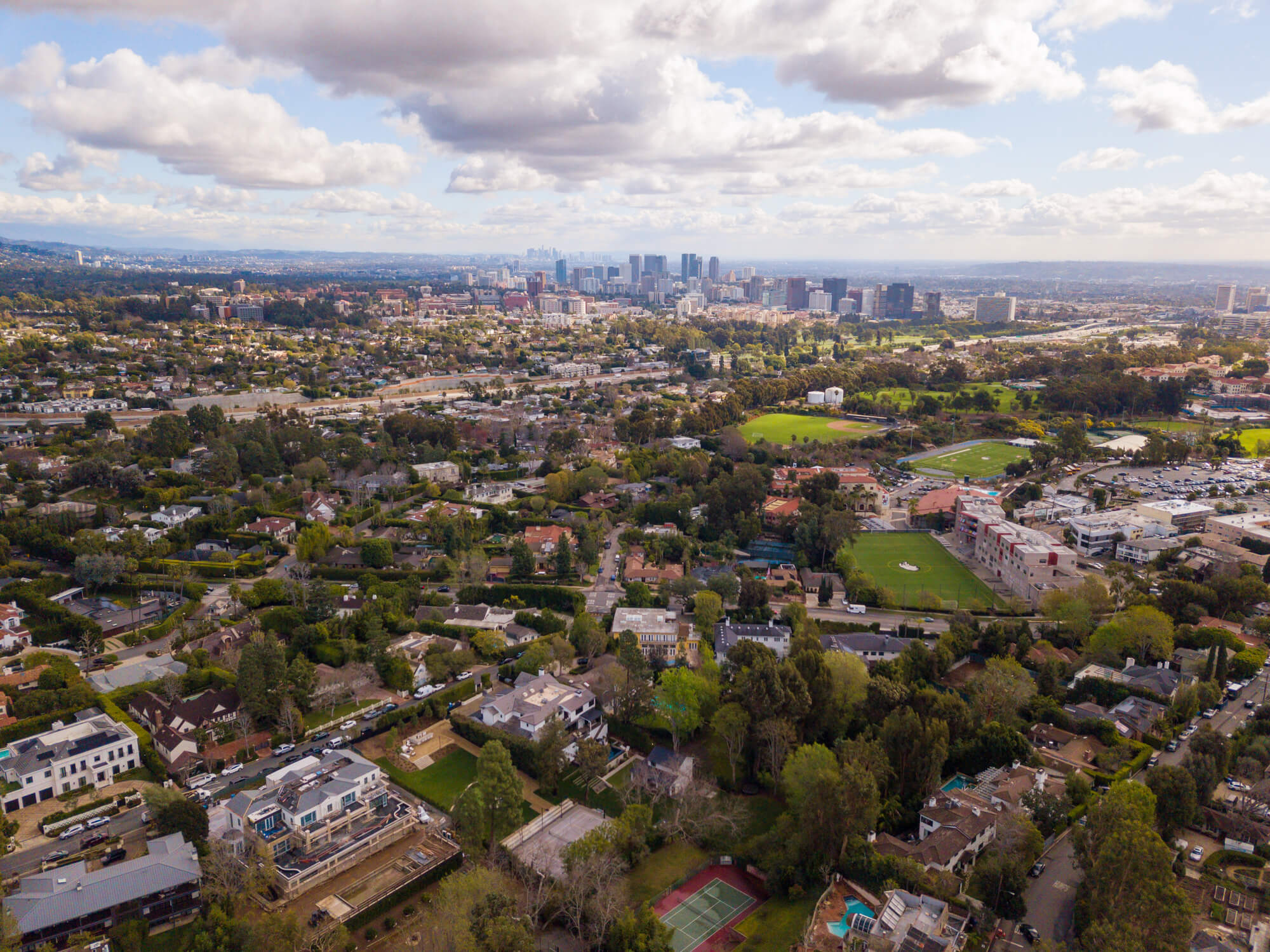 Luxury Brentwood home on a quiet tree-lined street