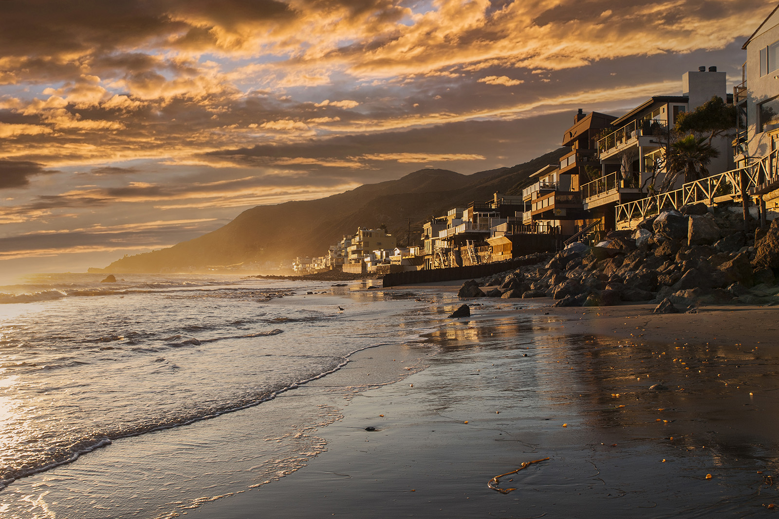 Luxury Malibu oceanfront estate overlooking the Pacific Ocean