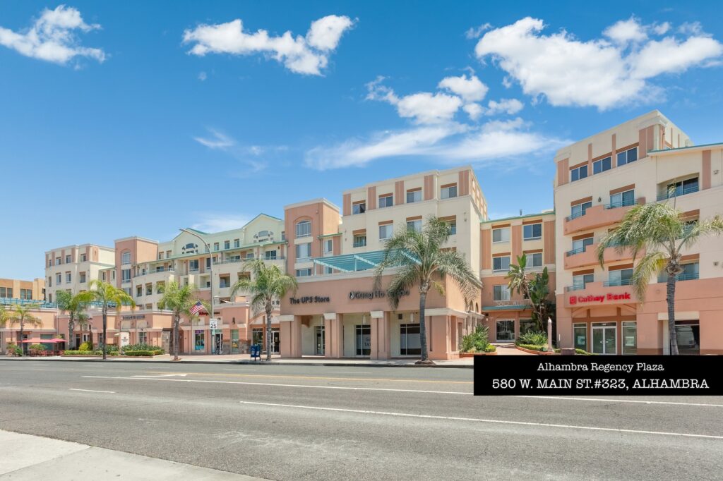 580 W. Main St. 323 Alhambra CA 91801