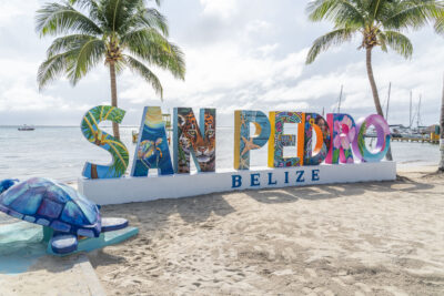 San Pedro sign at Central Park