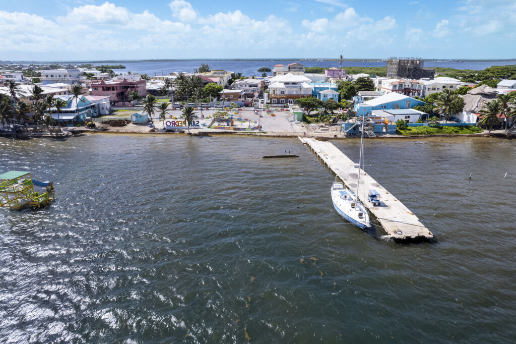 Slow Season in San Pedro - Downtown Aerial View
