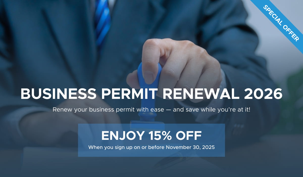 Promo - 15% Off Business Permit Registration