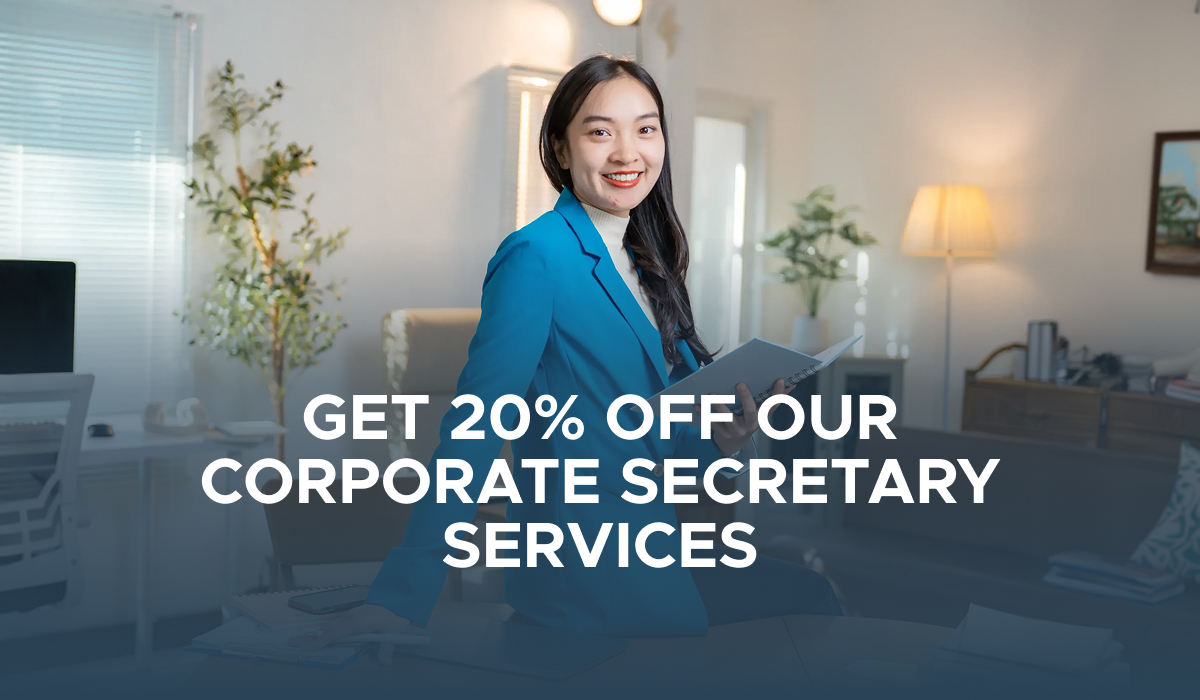 Get 20% Off our Corporate Secretary Services