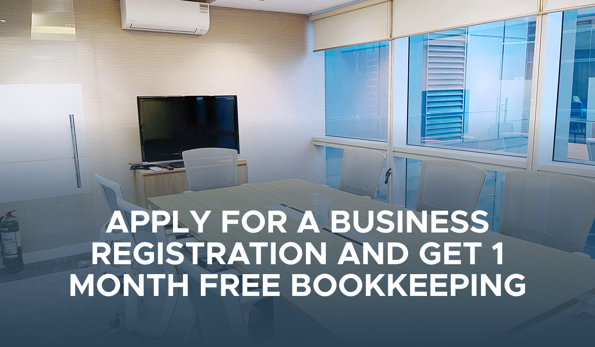 Apply for Business Registration and Get 1 Month FREE Bookkeeping