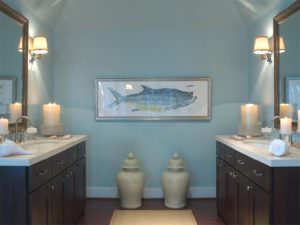 Blue Bathroom