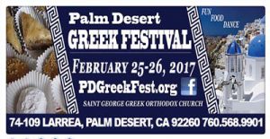 Palm Desert Greek Festival 2017