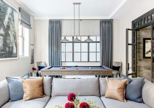 Greige Living Room Walls