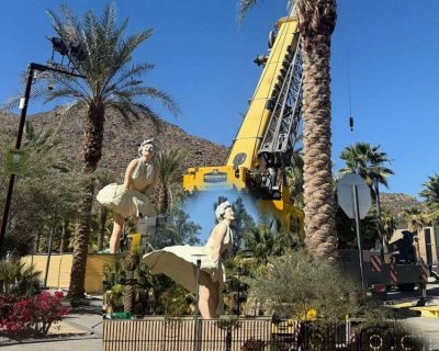 Marilyn Monroe Statue Relocated