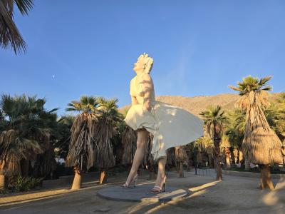 Marilyn Monroe Statue Palm Springs Downtown Park