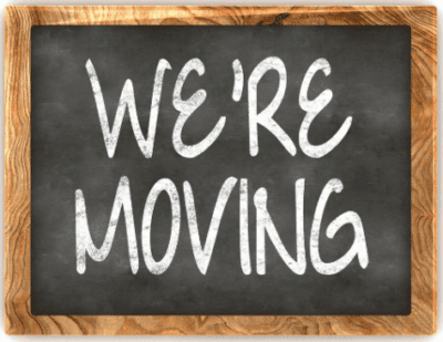 We're Moving