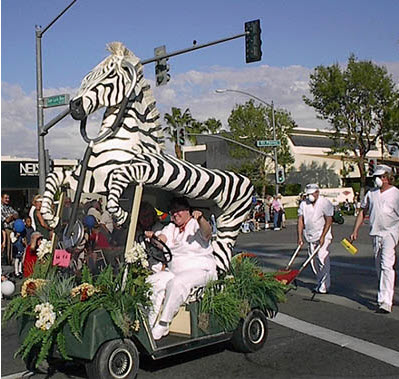 Palm, Desert Golf Cart Parade