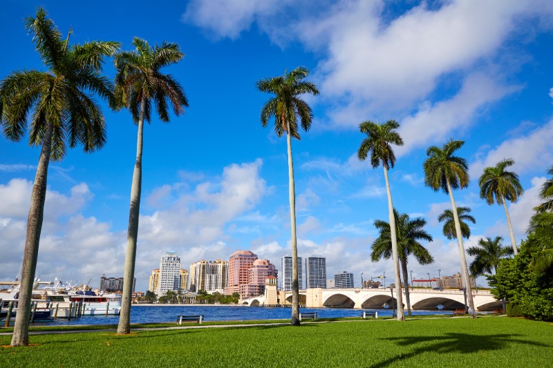 Palm Beach Florida Skyline