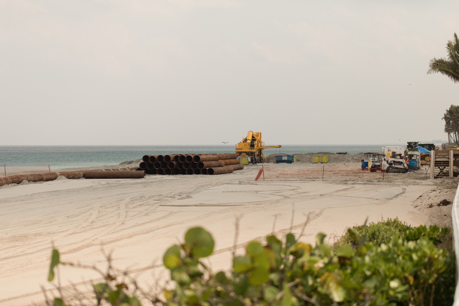 Ongoing shoreline and infrastructure projects