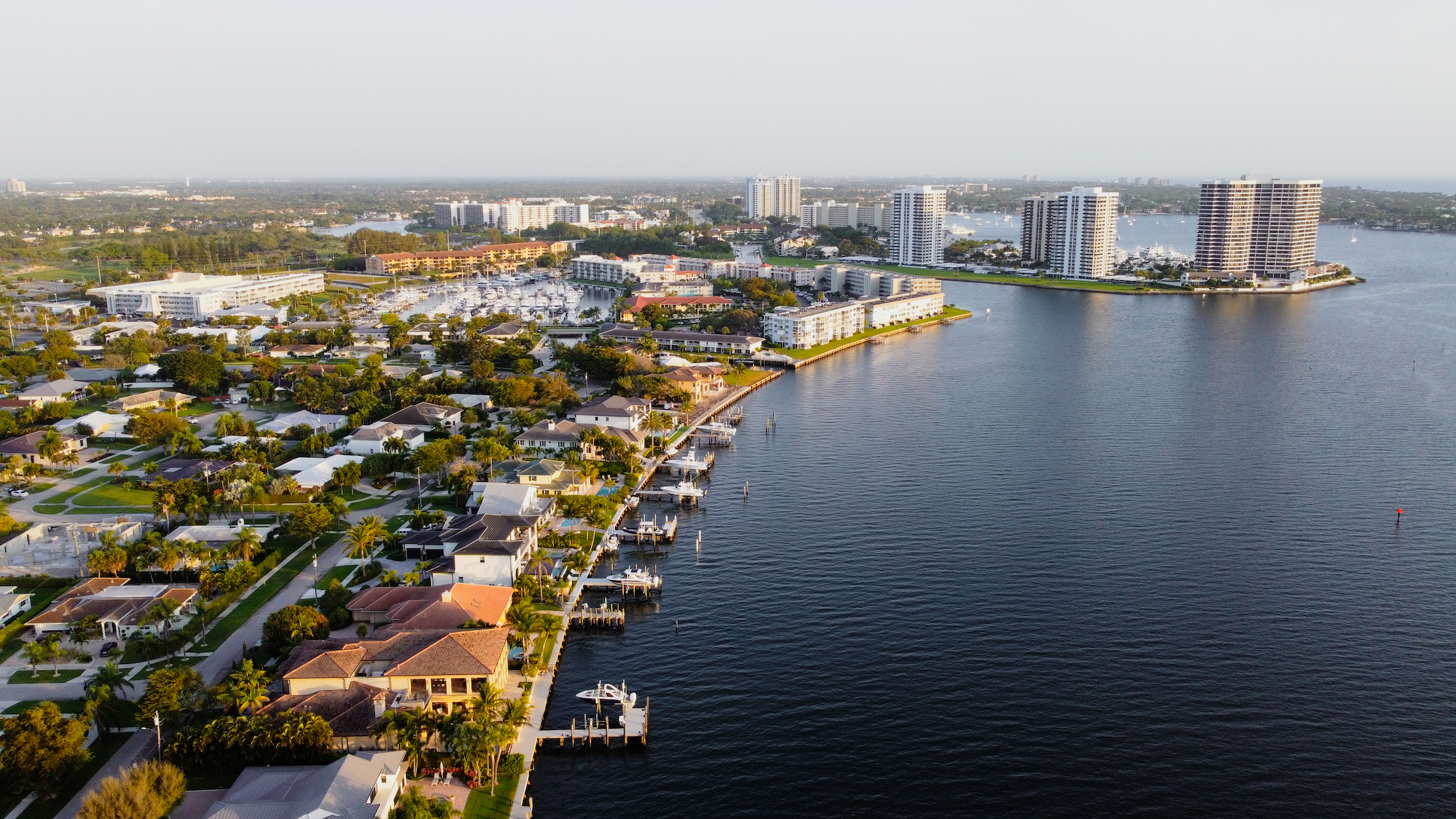 West Palm Beach Aerial Beach Florida