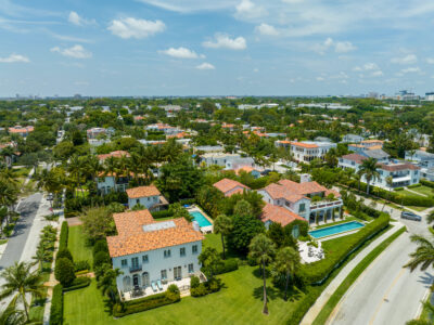 Luxury homes in historic district Palm Beach FL