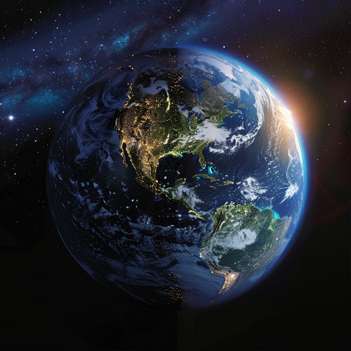 Picture of earth seen from space