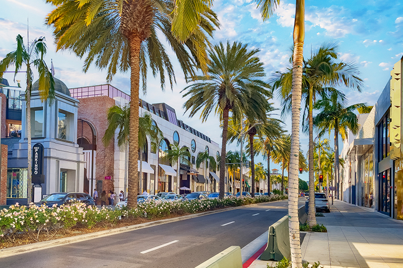 Beverly Hills’ urban luxury core