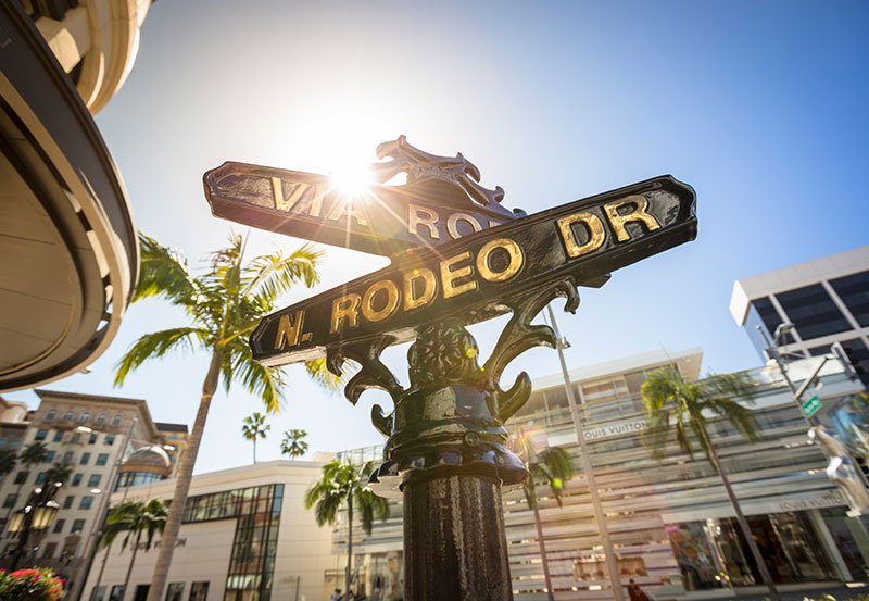 Experience Beverly Hills Luxury in Rodeo Drive Street