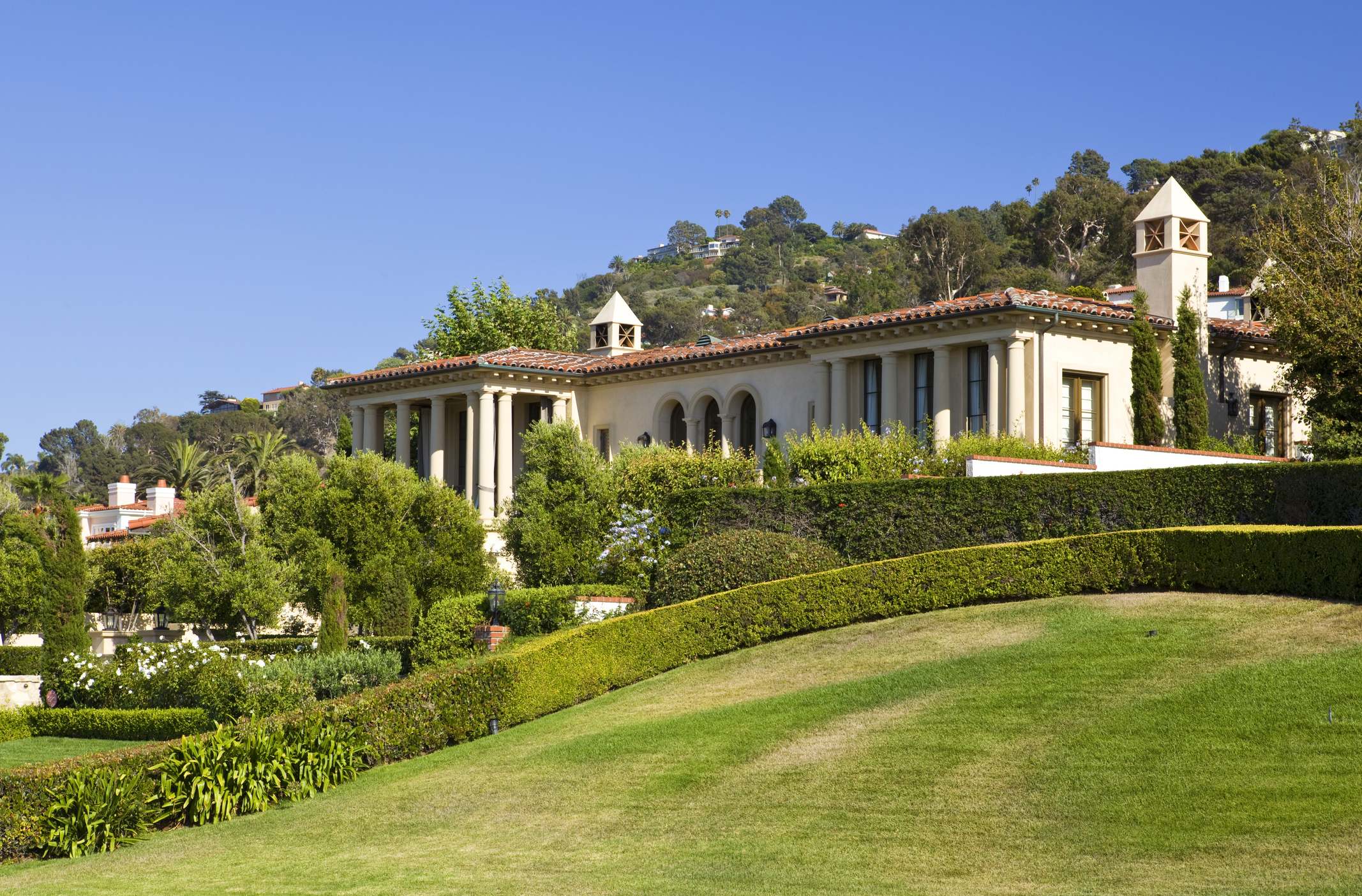 Expensive residential property in Beverly Hills luxury real estate market