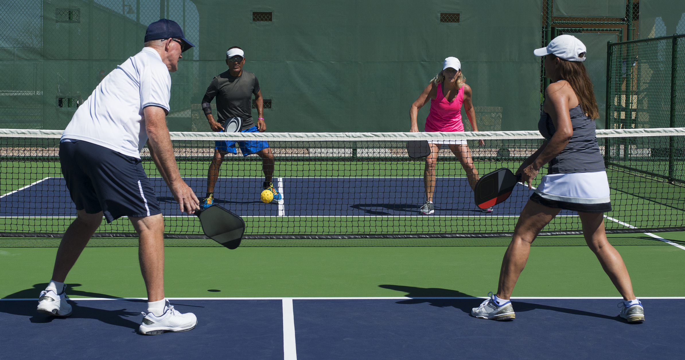 Pickleball players at Ironwood Country Club