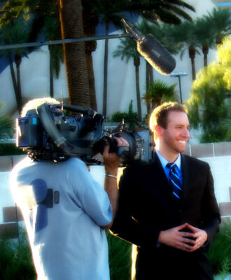 Aaron Auxier Filming Nat Geo