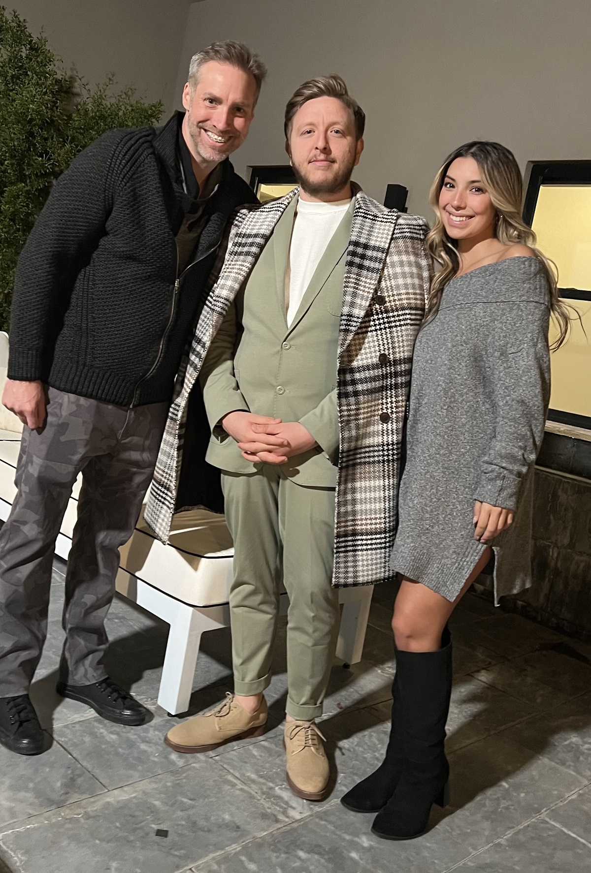 Photo of Aaron Auxier, Skyler Sequeira, and Kyara Eyre.