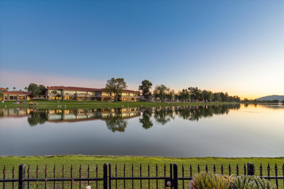 Photo of waterfront townhome on Lake Marguerite.